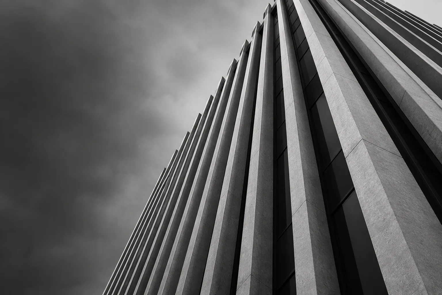 Conceptual illustration of an anonymous building facade